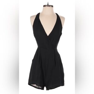 Black Wrap Romper Size 6
